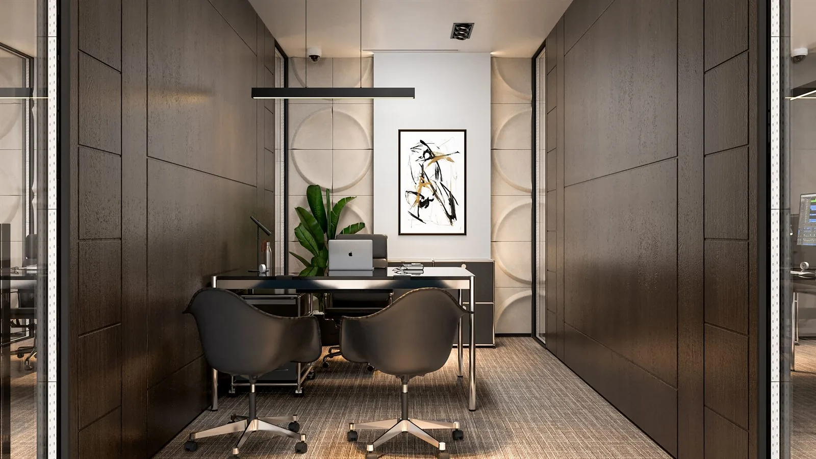 Signal Iduna corporate office fit-out in Germany, reception design by ZIDANE Architects